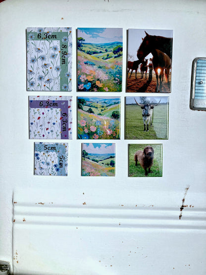 3 taille different d'un aimant photo example